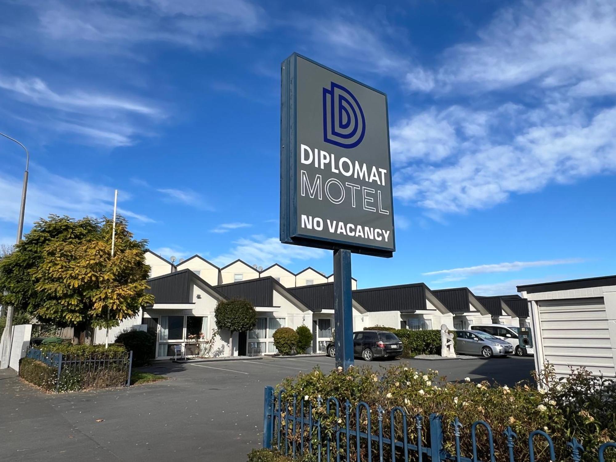 Diplomat Motel Christchurch Bagian luar foto