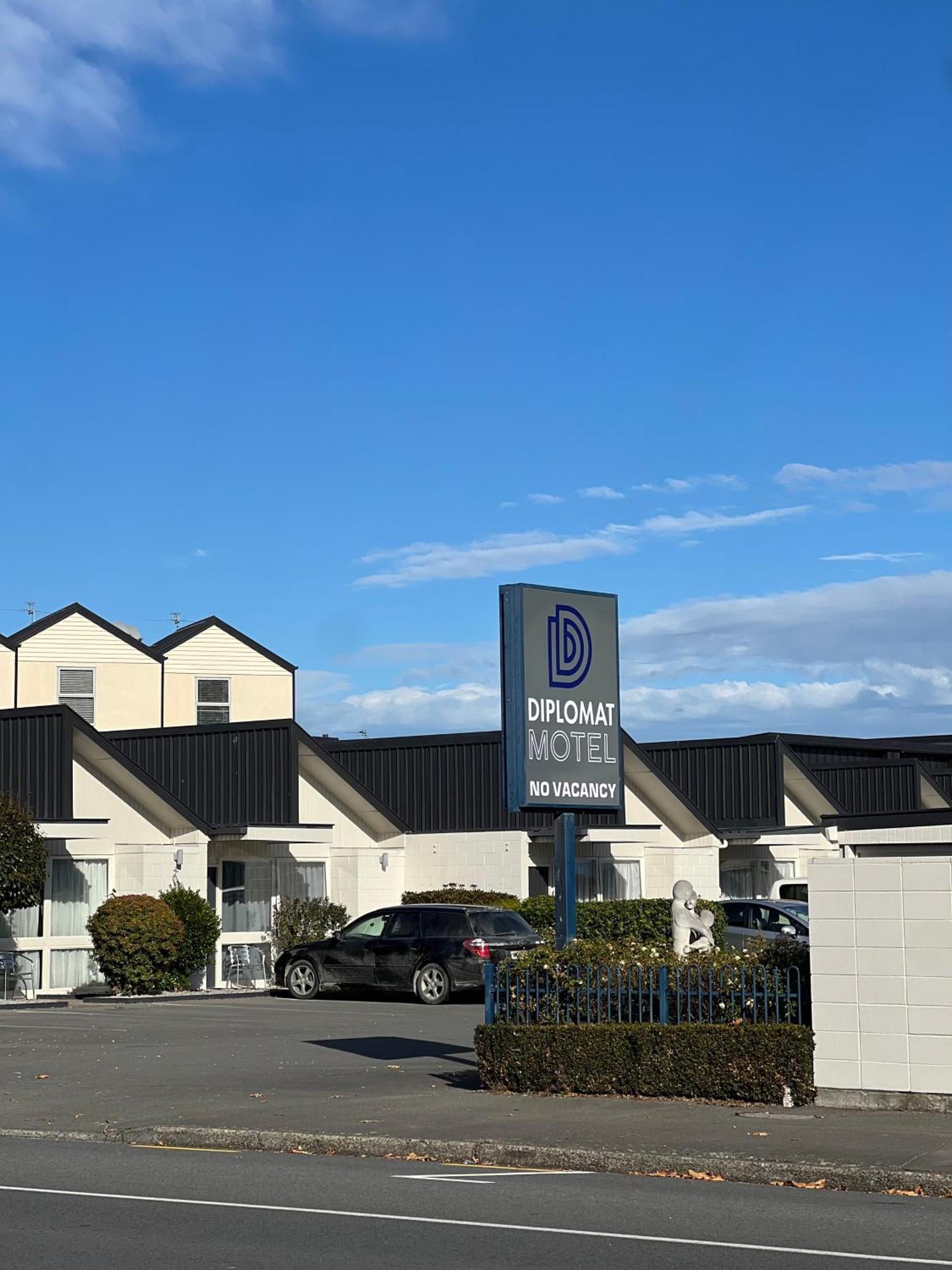 Diplomat Motel Christchurch Bagian luar foto